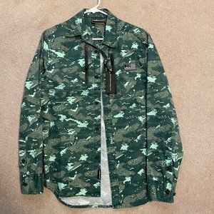 The Hundreds camo button down